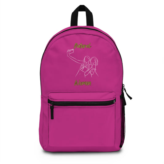 Natural Women Friends Selfie (WL) Backpack PINK