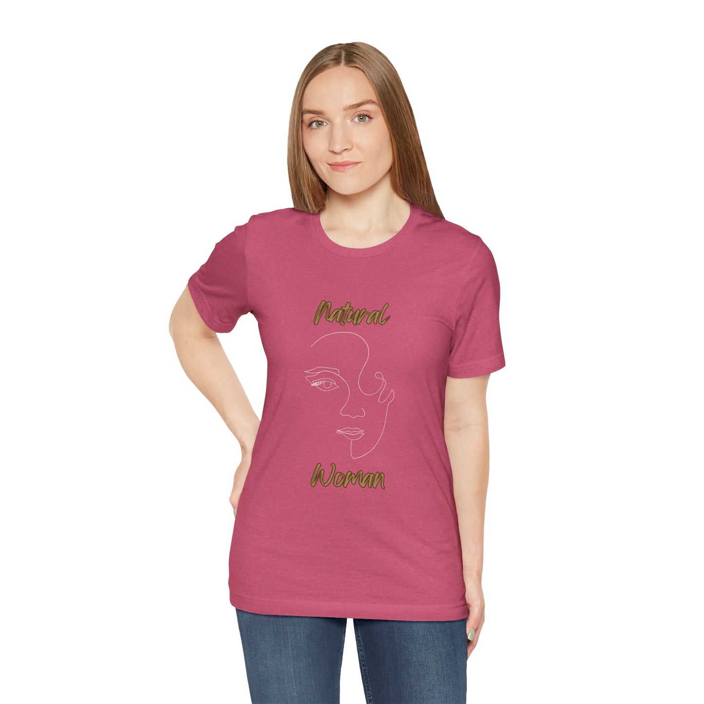 Natural Woman Looking  (WL) Short Sleeve T-Shirt