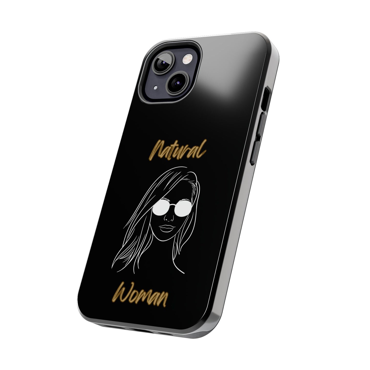 Natural Woman Shades (WL)Tough Phone Cases BLACK