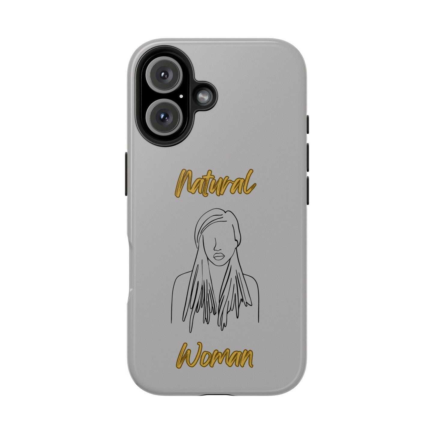 Natural Woman Content (BL)Tough Phone Cases LIGHT GREY