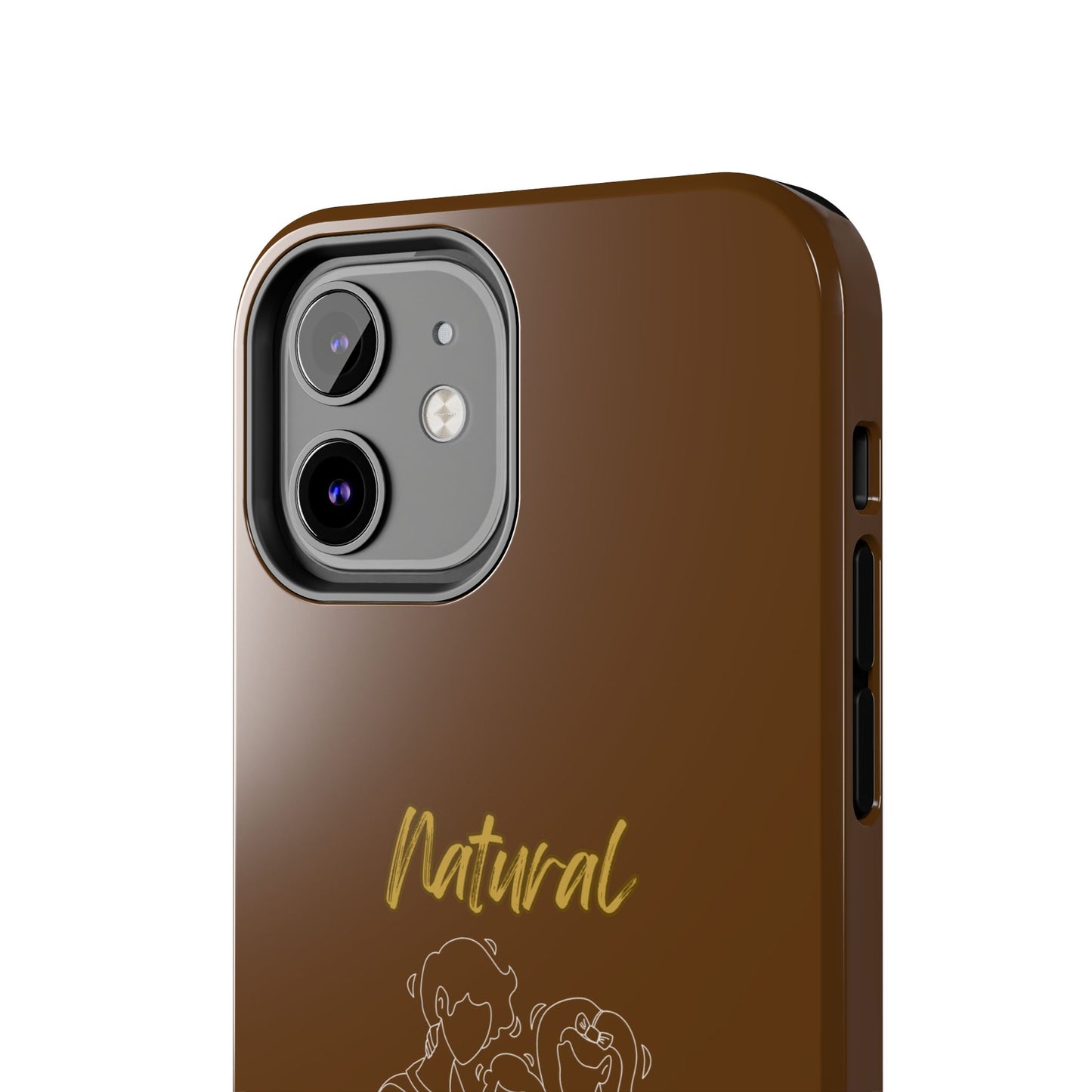 Natural Woman Bear Hugs (WL) Tough Phone Cases BROWN