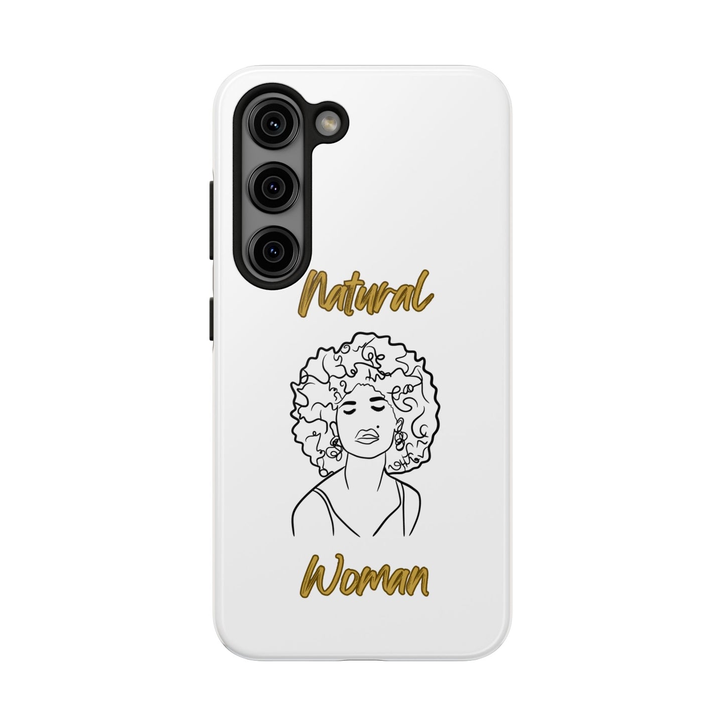 Natural Woman All About Me (BL)Tough Phone Cases WHITE