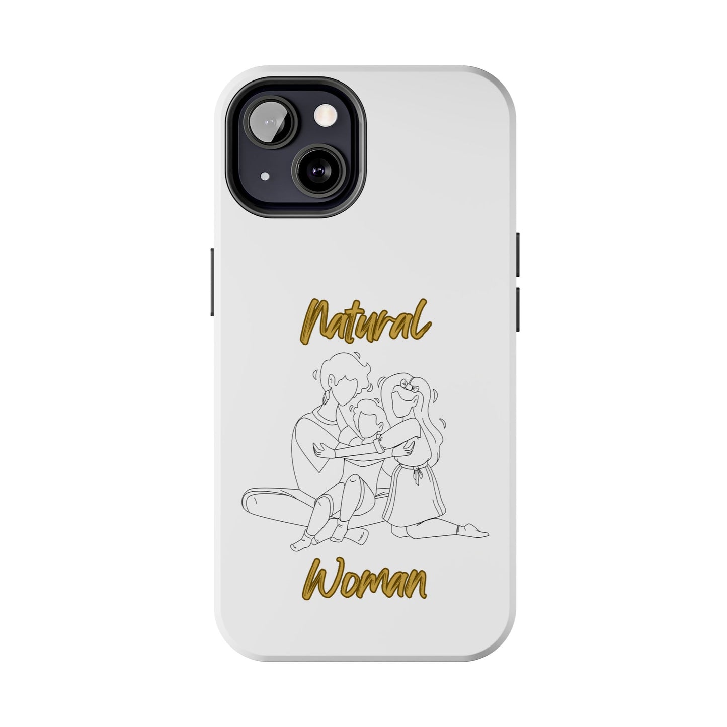Natural Woman Bear Hugs (BL) Tough Phone Cases WHITE