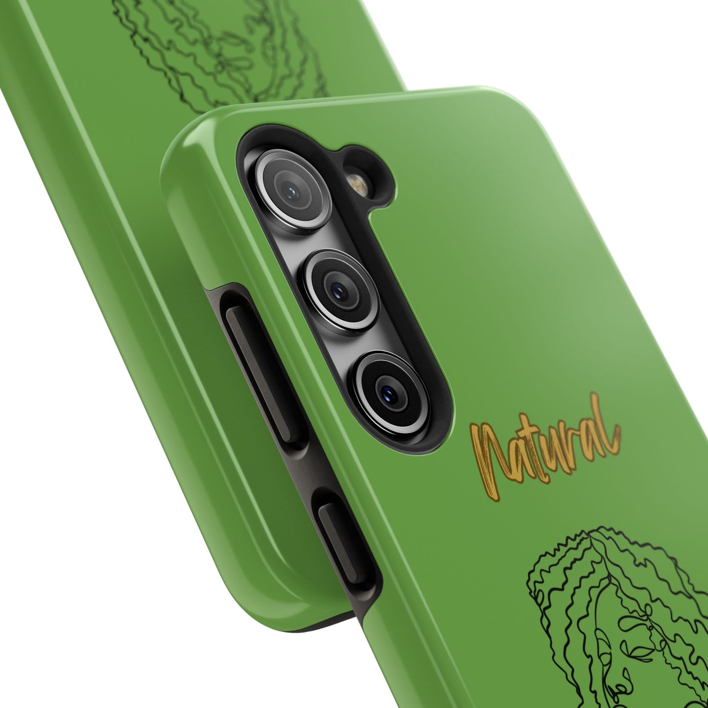 Natural Woman Naturally Me (BL)Tough Phone Cases GREEN