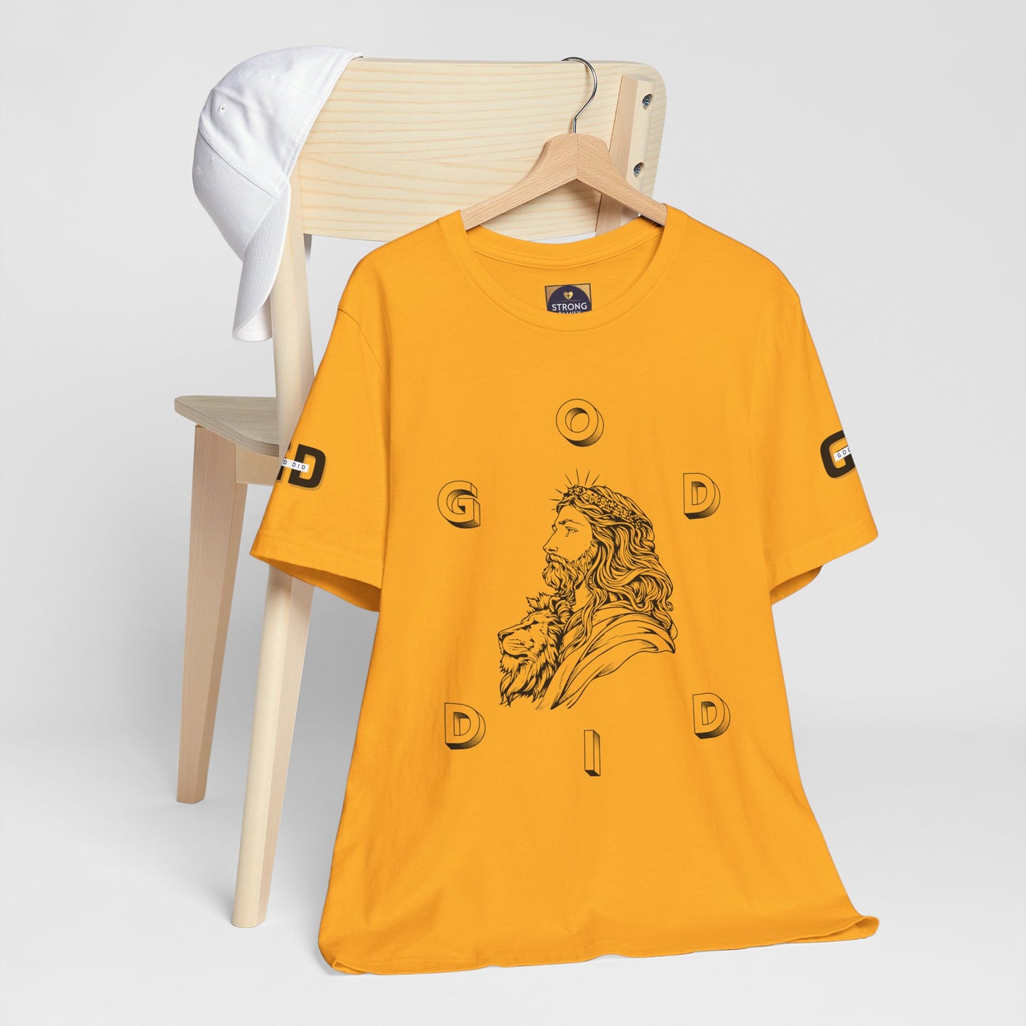 "GOD DID" —(BL) Jesus/Lion Profile