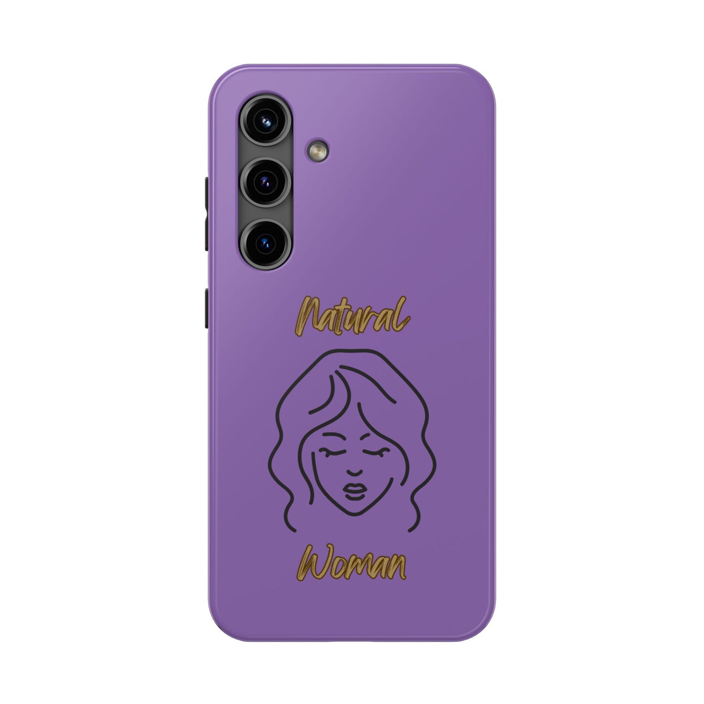 Natural Woman Modest (BL)Tough Phone Cases LIGHT PURPLE