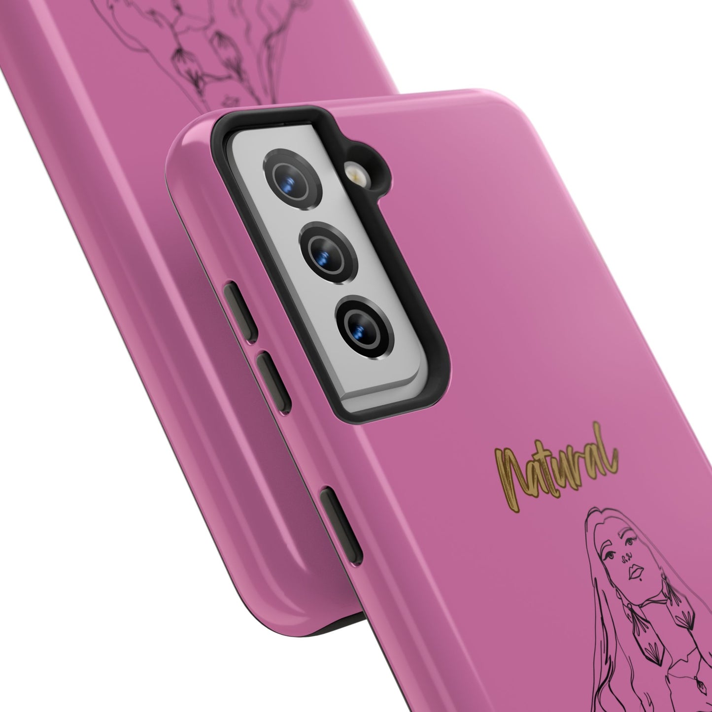 Natural Woman Thinking (BL)Tough Phone Cases LIGHT PINK