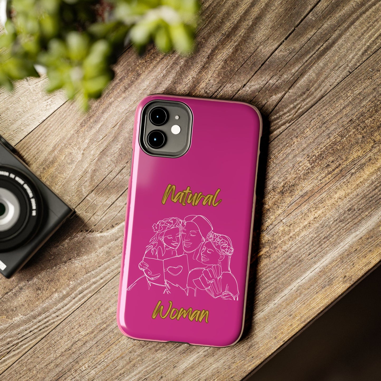 Natural Woman Me & My Girls (WL)Tough Phone Cases PINK