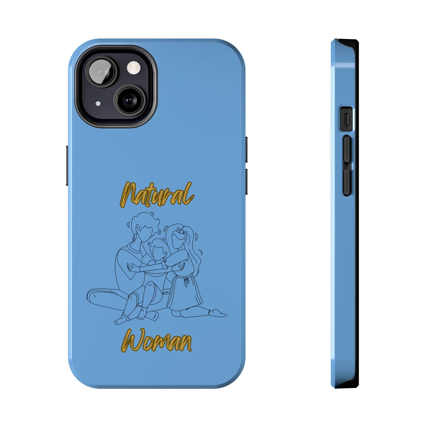 Natural Woman Bear Hugs (BL) Tough Phone Cases LIGHT BLUE