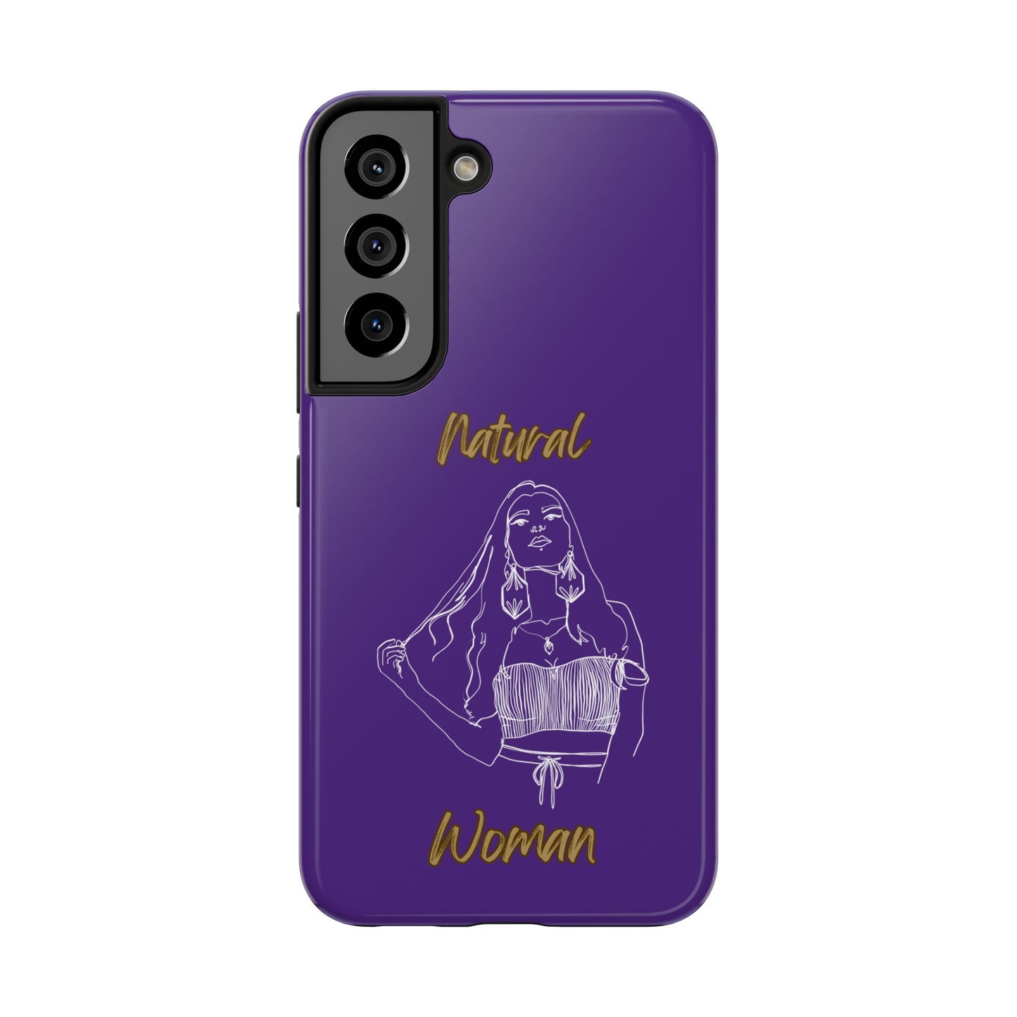 Natural Woman Thinking (WL)Tough Phone Cases PURPLE
