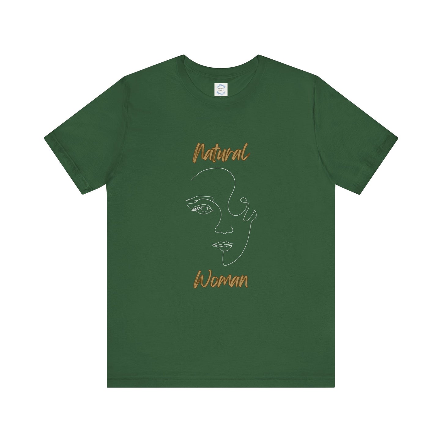 Natural Woman Looking  (WL) Short Sleeve T-Shirt