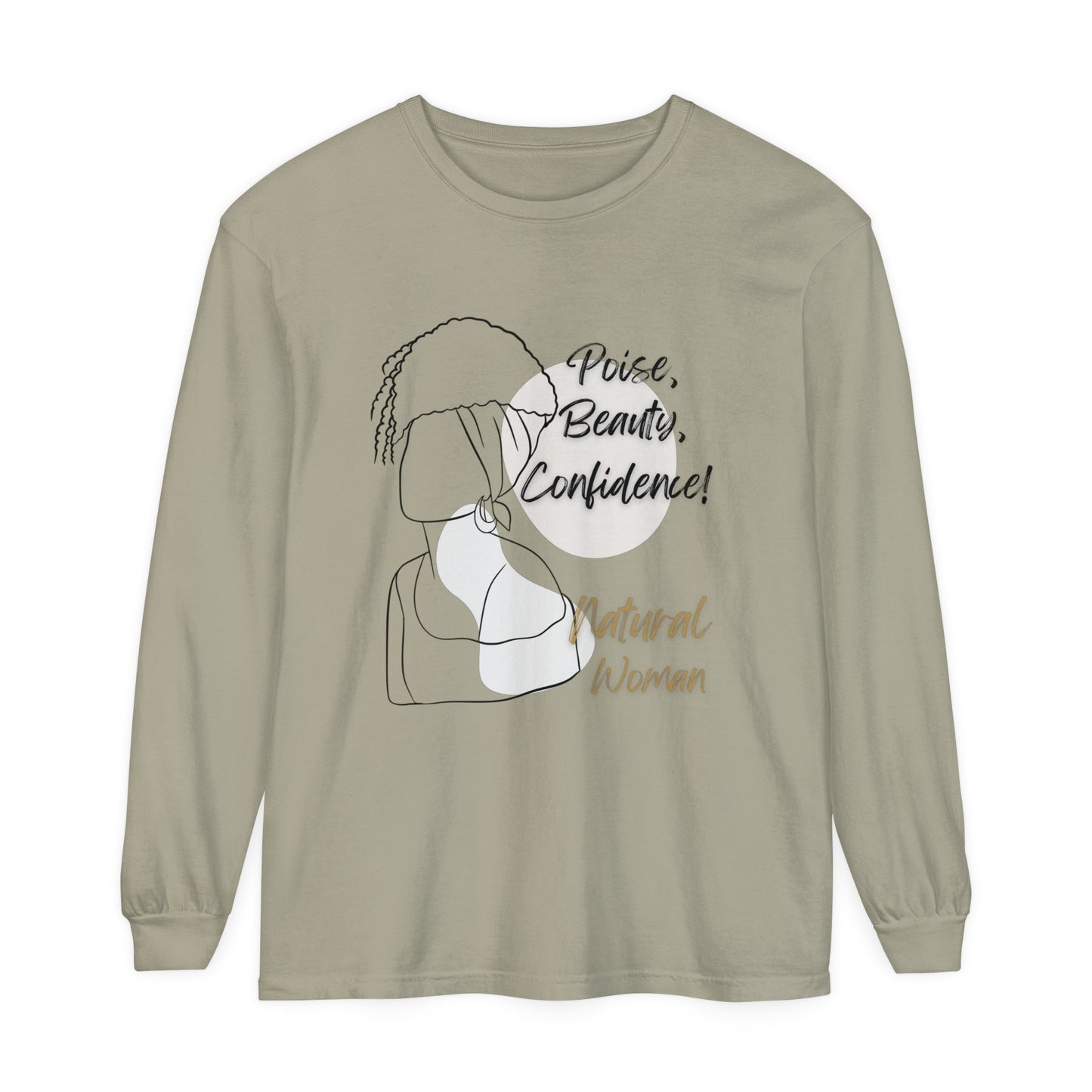 Natural Woman Puff (BL) Long Sleeve T-Shirt