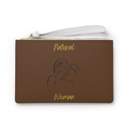 Natural Woman Bright Future (BL) Clutch Bag BROWN