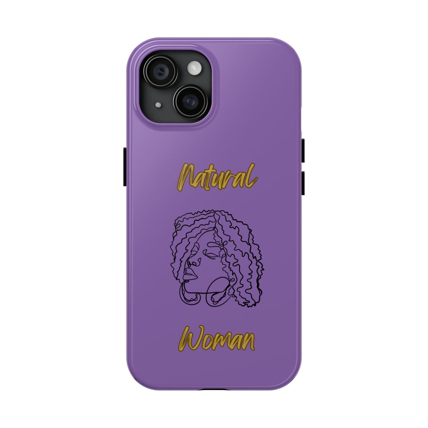 Natural Woman Naturally Me (BL)Tough Phone Cases LIGHT PURPLE