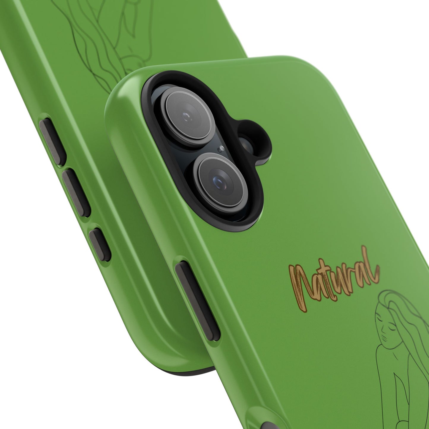 Natural Woman Beauty (BL) Tough Phone Cases GREEN