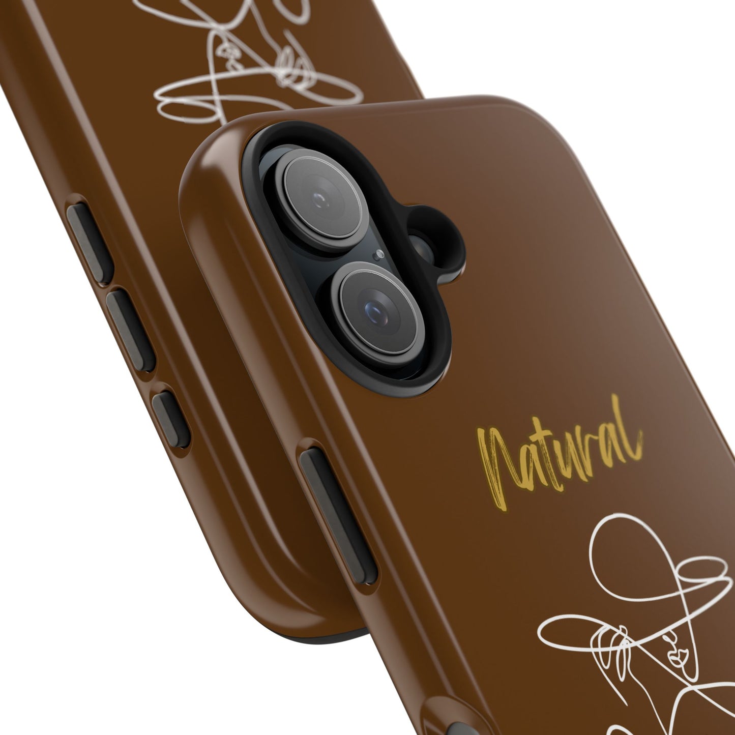Natural Woman An Original (WL)Tough Phone Cases BROWN