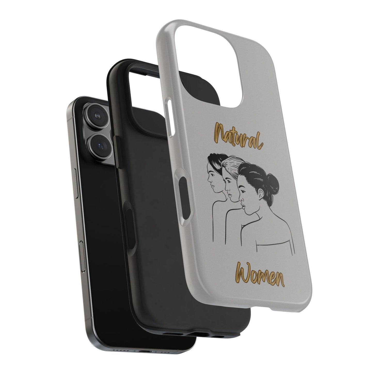 Natural Woman United Friends (BL)Tough Phone Cases LIGHT GREY