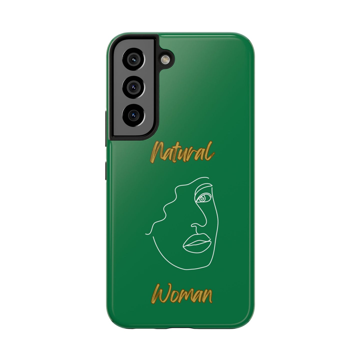 Natural Woman Peekaboo (WL)Tough Phone Cases DARK GREEN