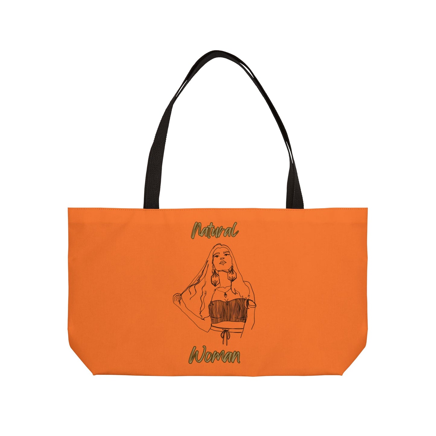 Natural Woman Thinking (BL) Weekender Tote Bag CRUSTA