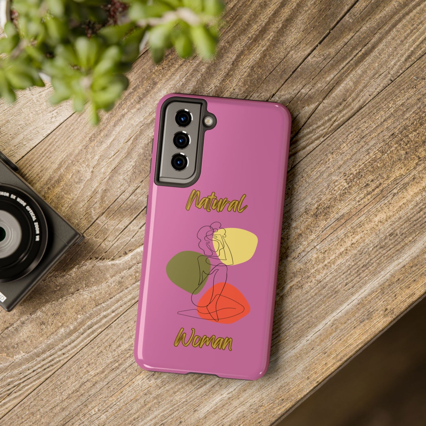 Natural Woman Colorful Pose (BL)Tough Phone Cases LIGHT PINK