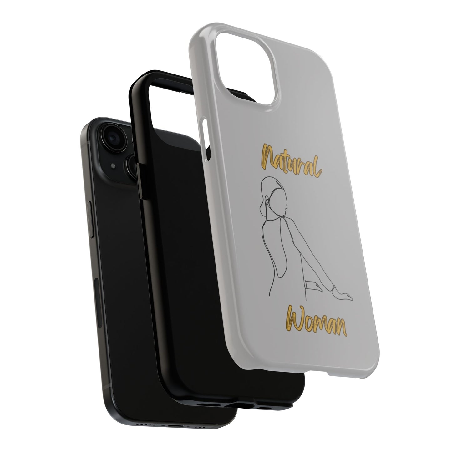 Natural Woman Hands Free (BL)Tough Phone Cases LIGHT GREY