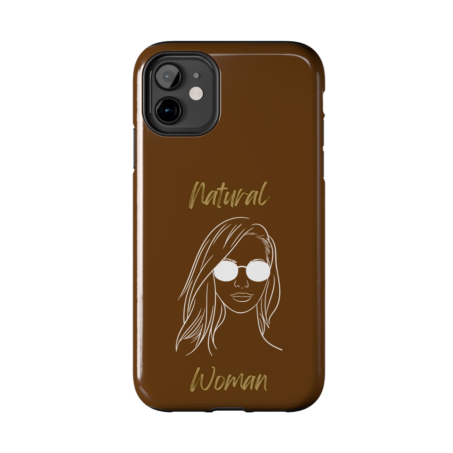 Natural Woman Shades (WL)Tough Phone Cases BROWN