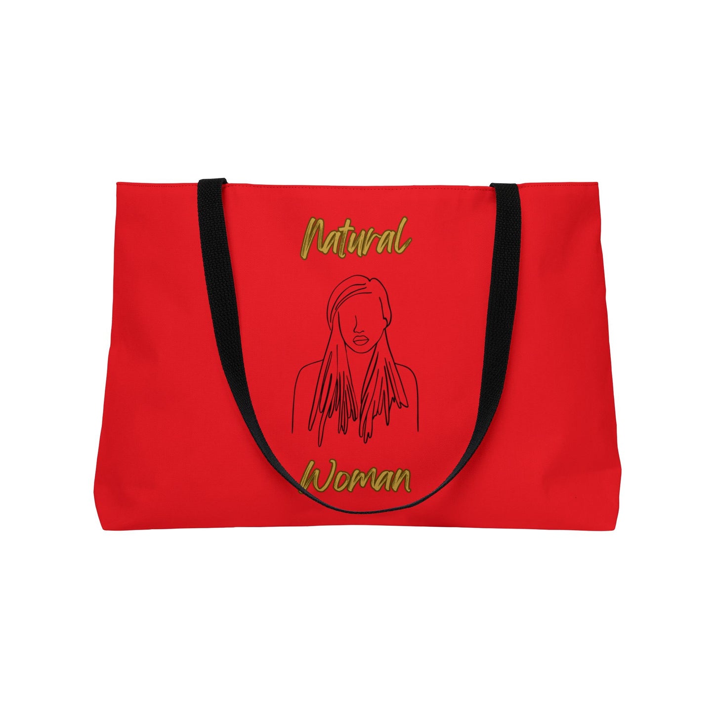 Natural Woman Content (BL) Weekender Tote Bag RED
