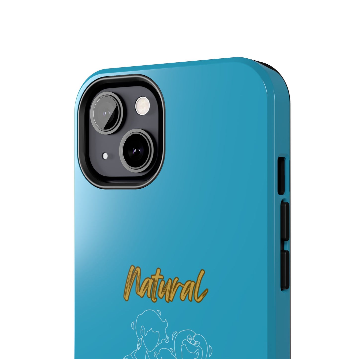 Natural Woman Bear Hugs (WL) Tough Phone Cases TURQUOISE