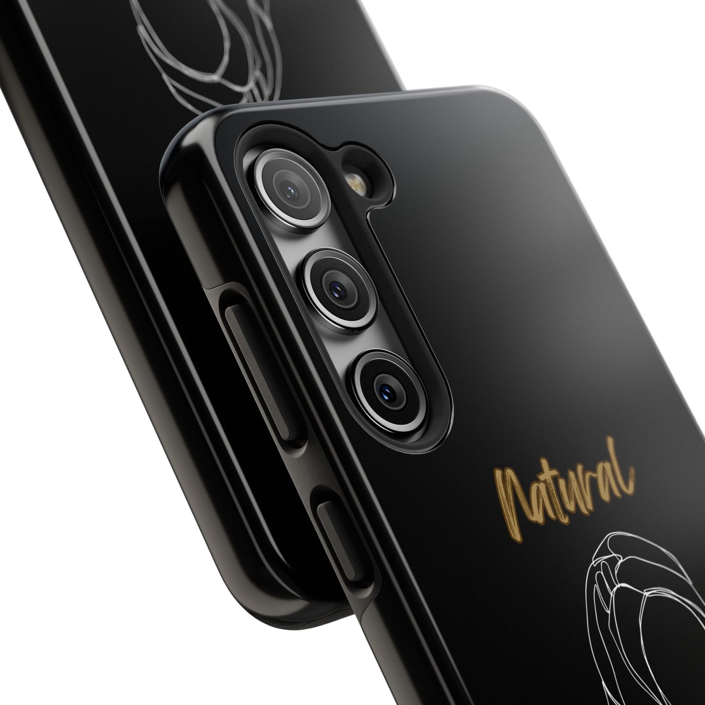 Natural Woman Towel Wrapped (WL)Tough Phone Cases BLACK