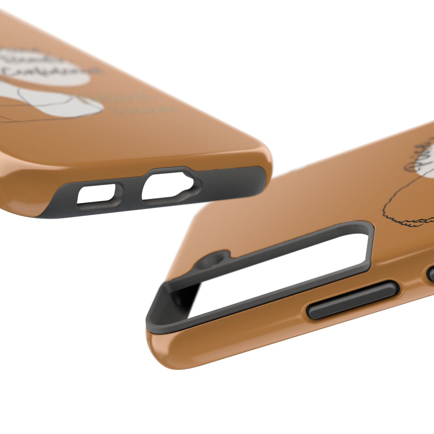Natural woman Puff (BL)Tough Phone Cases LIGHT BROWN