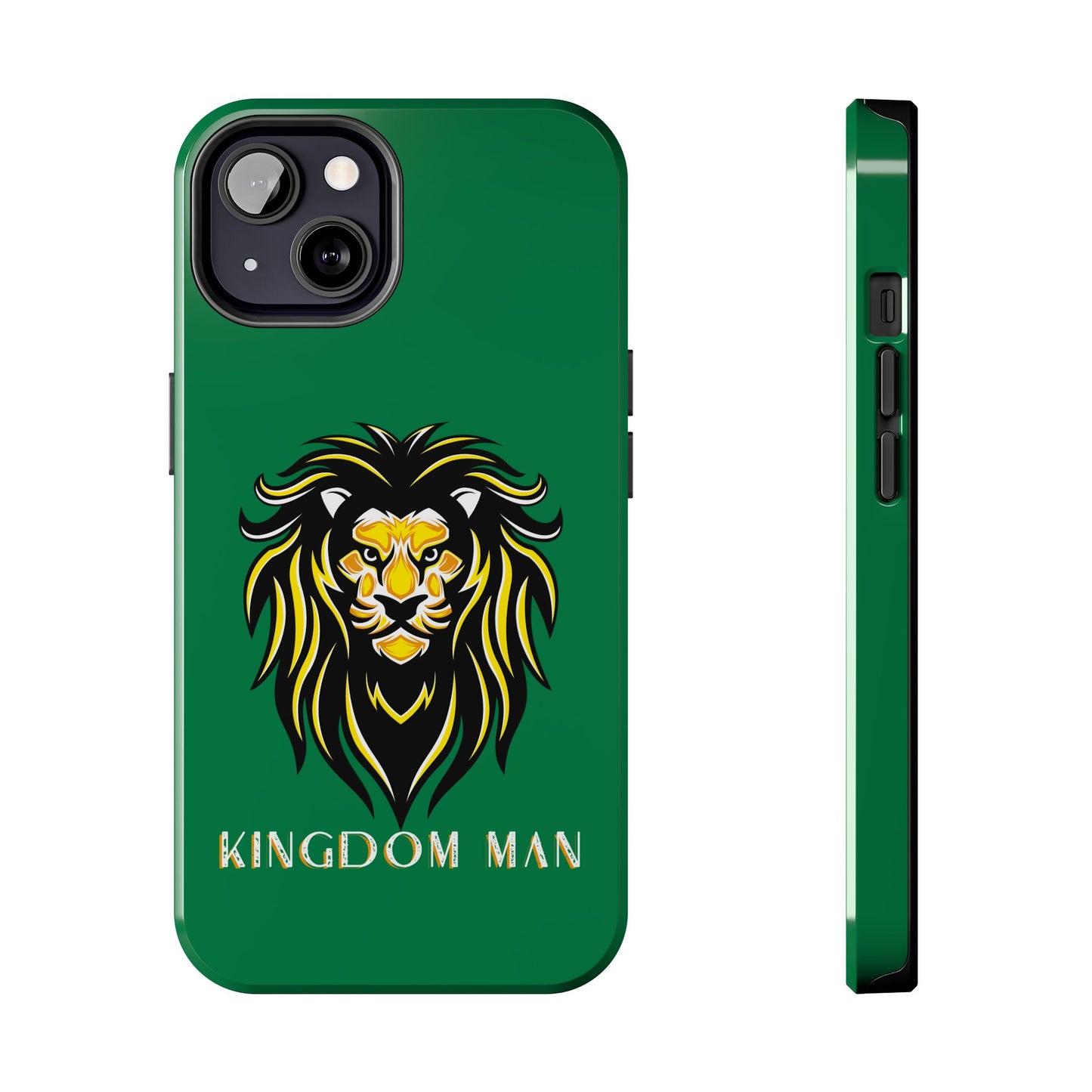 Kingdom Man (White-Gold Label) Tough Phone Case DARK GREEN