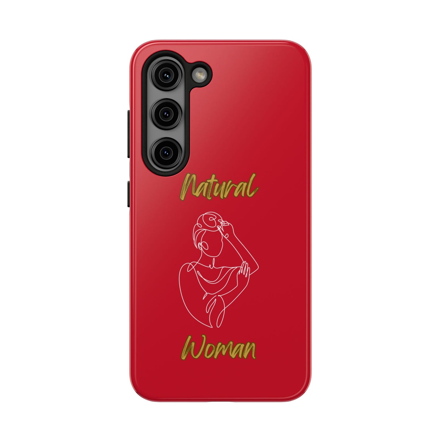 Natural Woman Style (WL)Tough Phone Cases DARK RED