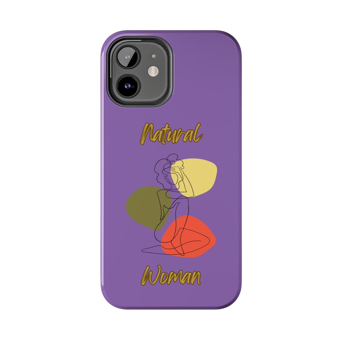 Natural Woman Colorful Pose (BL)Tough Phone Cases LIGHT PURPLE