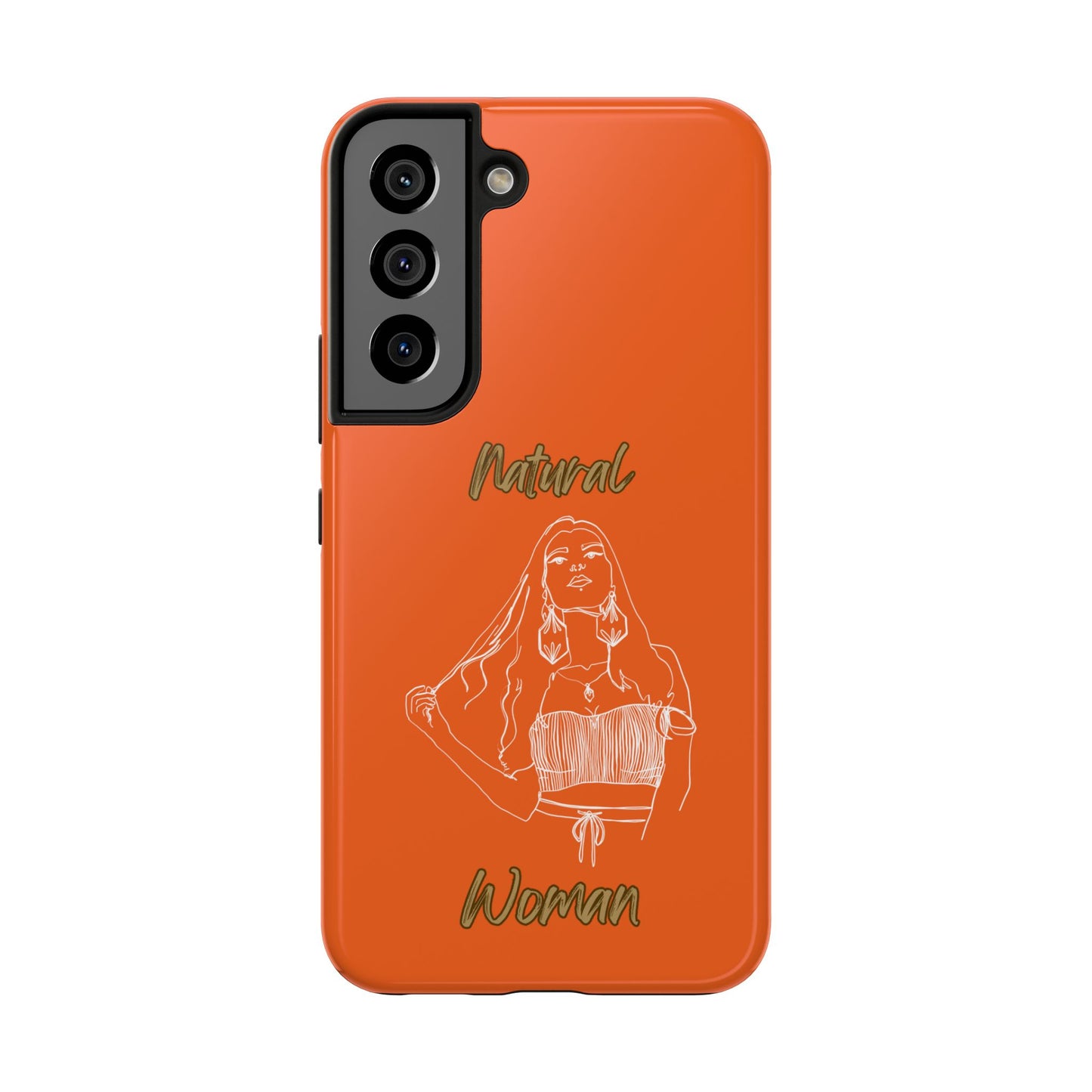 Natural Woman Thinking (WL)Tough Phone Cases ORANGE