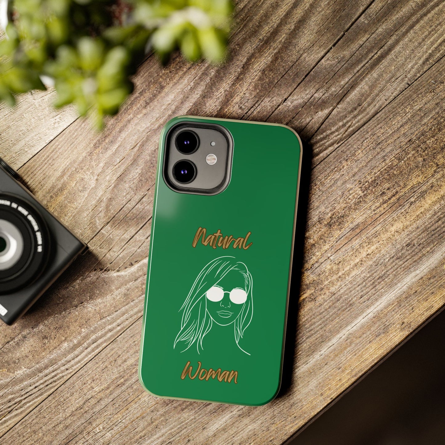Natural Woman Shades (WL)Tough Phone Cases DARK GREEN