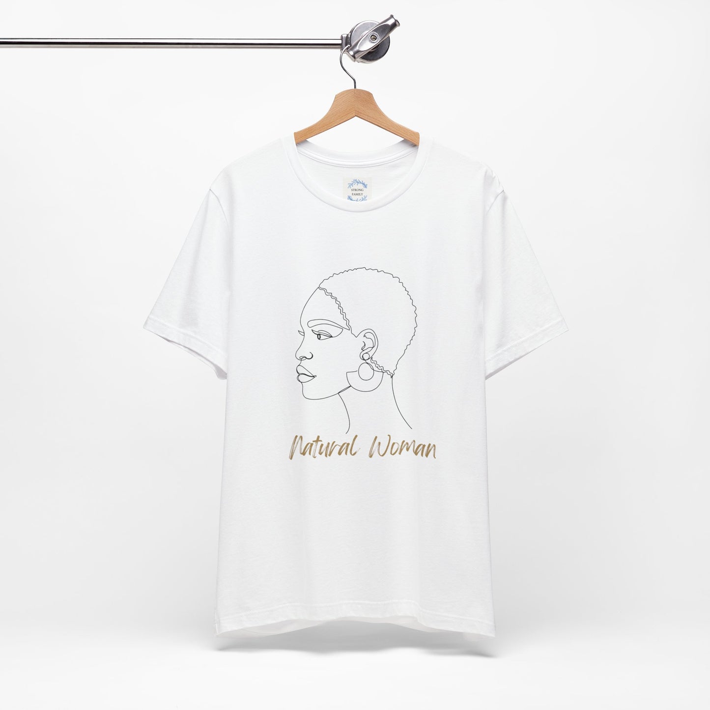 NATURAL WOMAN Finger Waves (BL) Short Sleeve T-Shirt