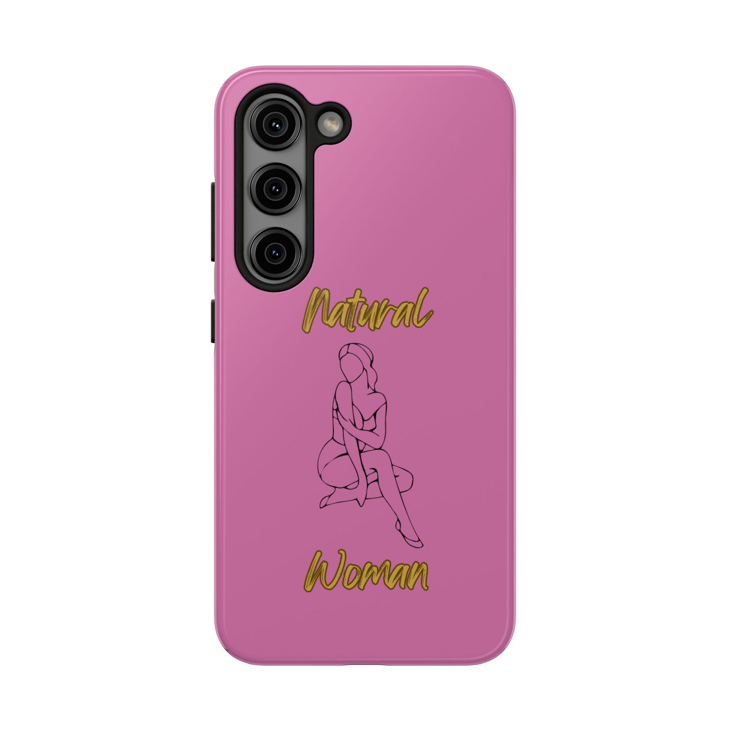 Natural Woman Shoulder Action (BL)Tough Phone Cases LIGHT PINK