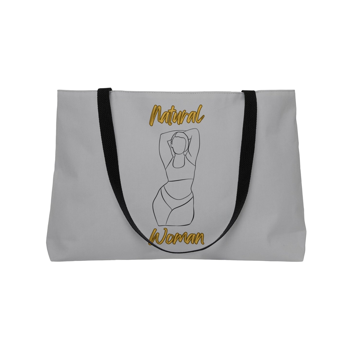 Natural Woman I Love Me (BL) Weekender Tote Bag LIGHT GREY