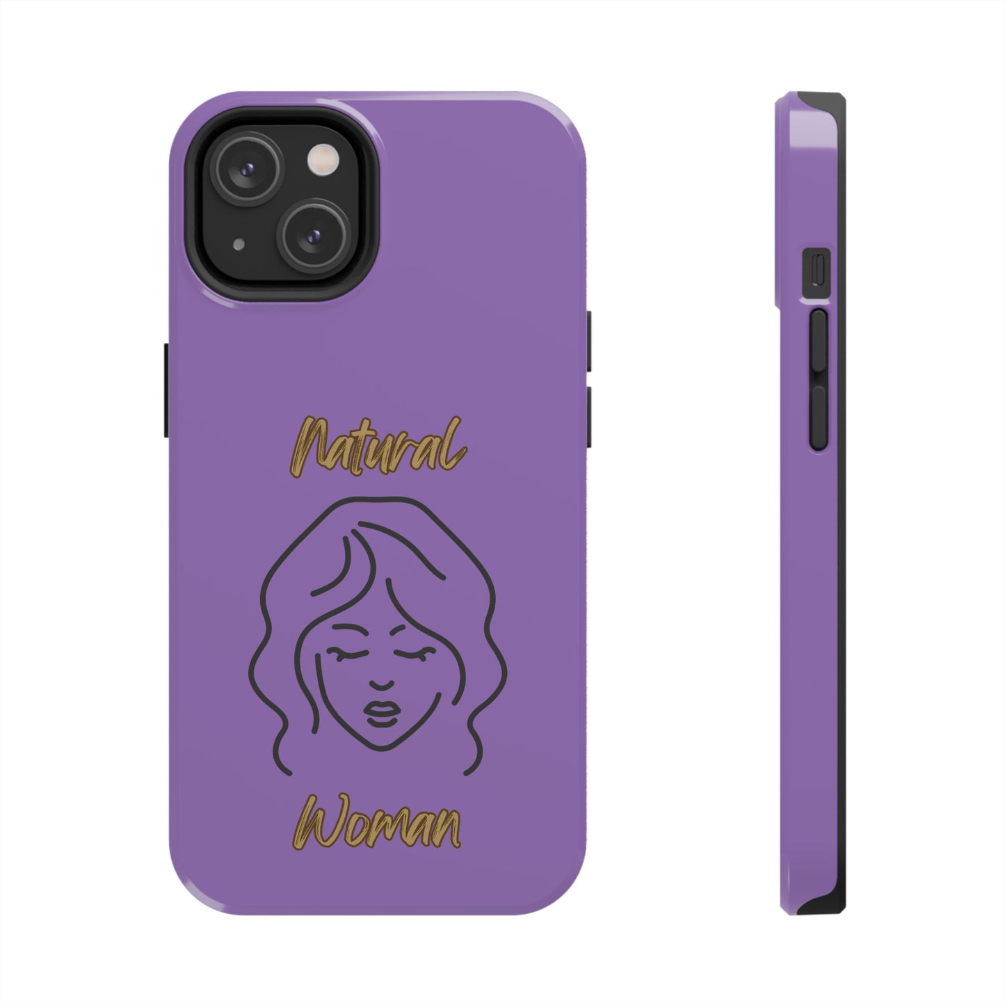 Natural Woman Modest (BL)Tough Phone Cases LIGHT PURPLE