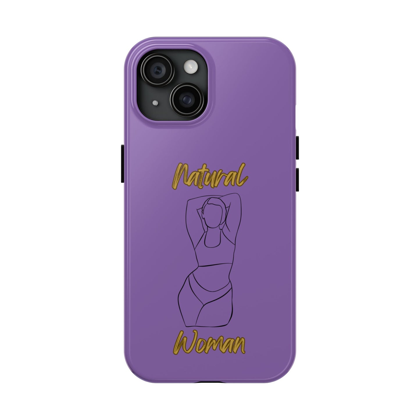 Natural Woman I Love Me (BL)Tough Phone Cases LIGHT PURPLE