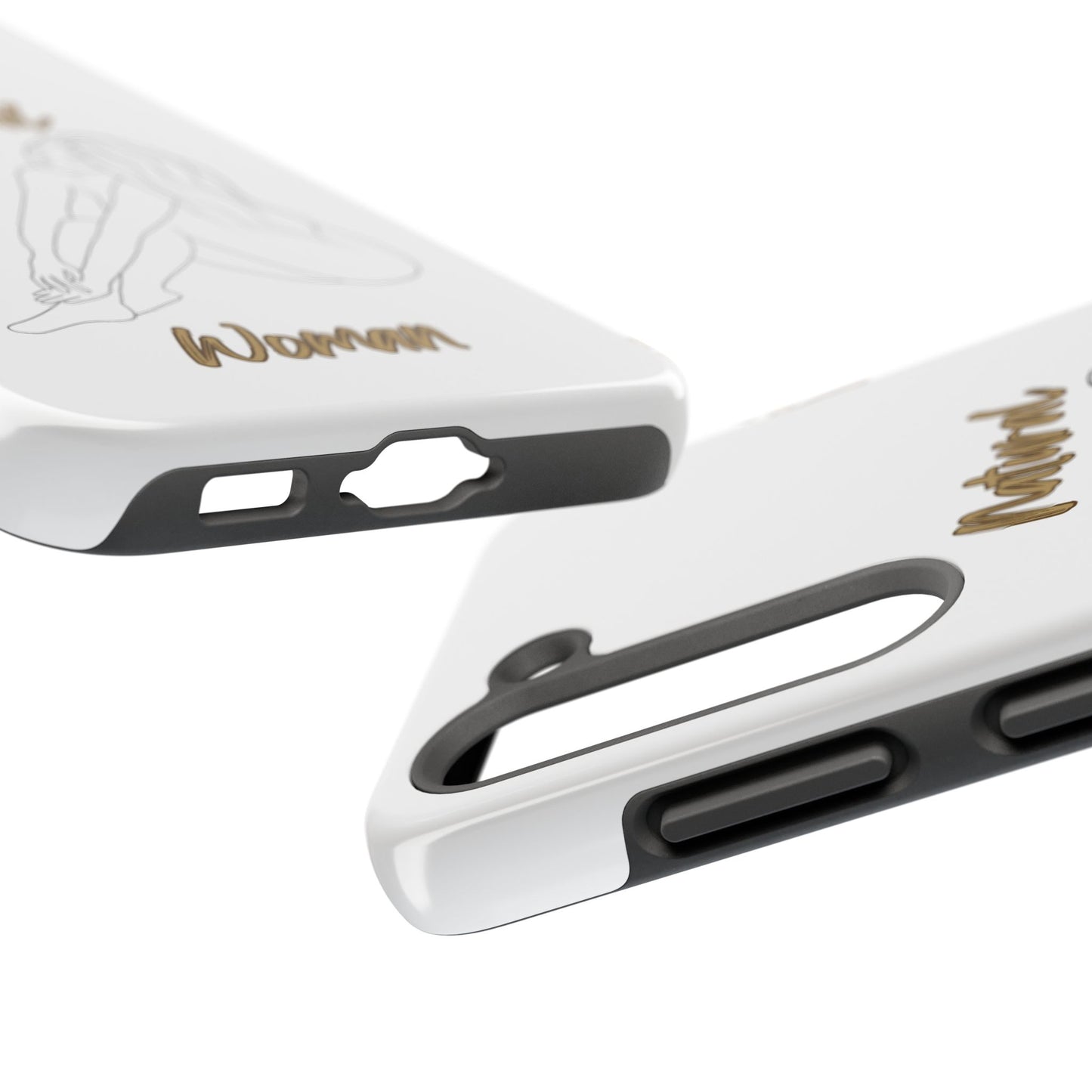 Natural Woman Beauty (BL) Tough Phone Cases WHITE