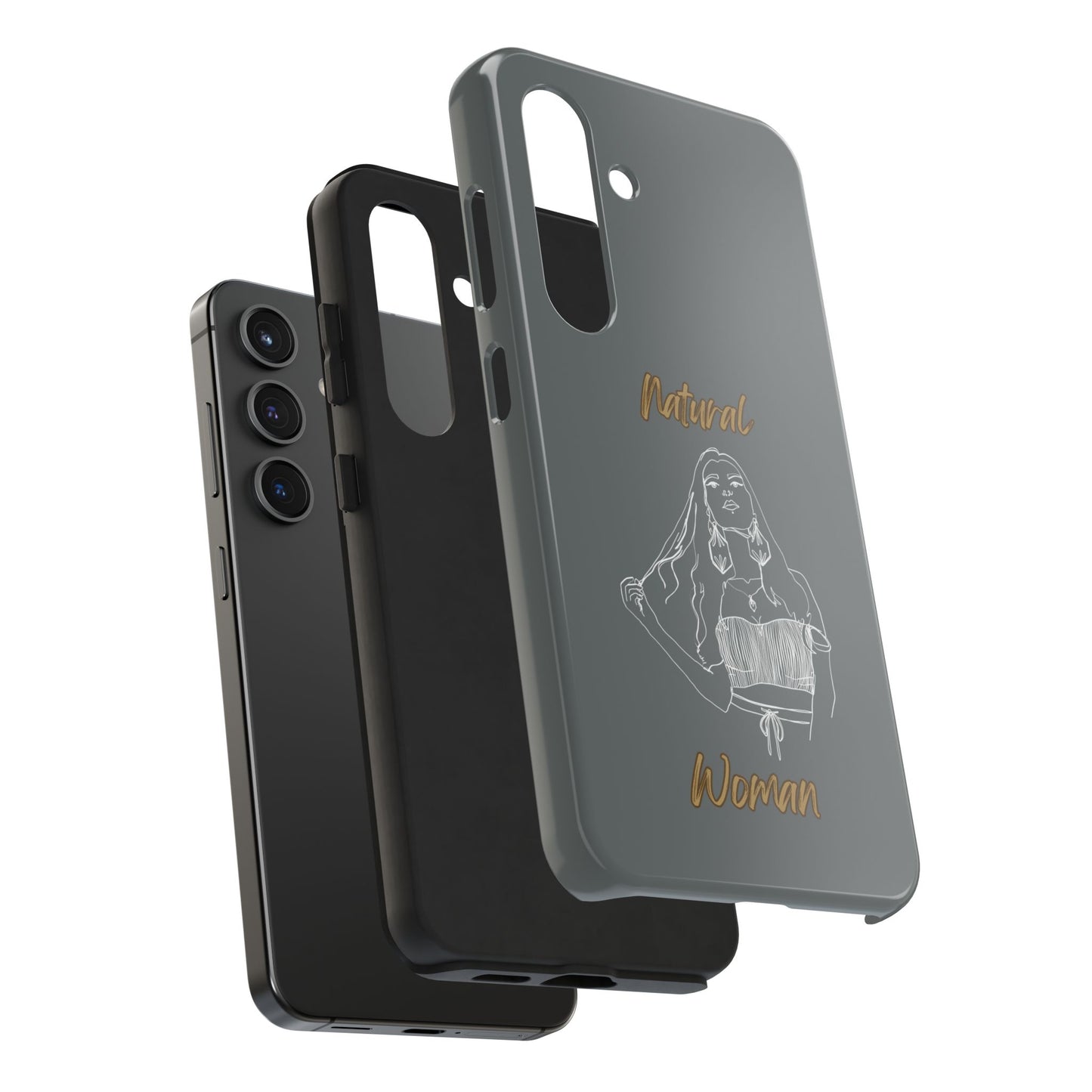 Natural Woman Thinking (WL)Tough Phone Cases DARK GREY
