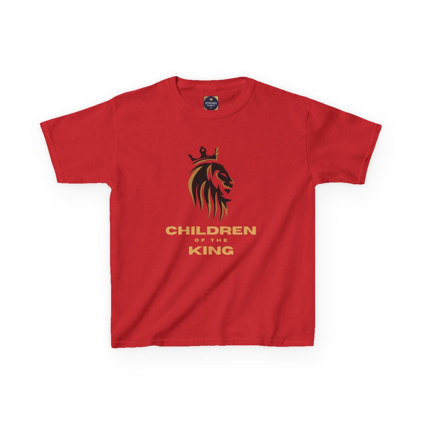 Children of the King Inspirational Kids Cotton T-Shirt (BL)