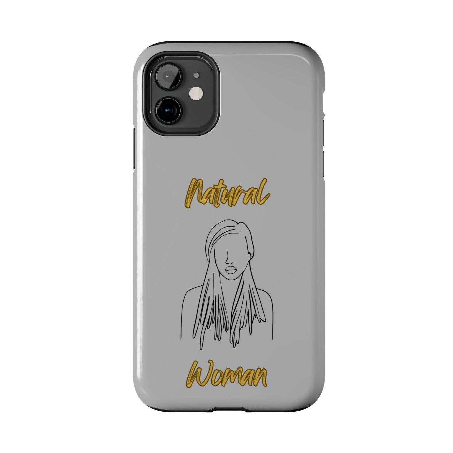 Natural Woman Content (BL)Tough Phone Cases LIGHT GREY