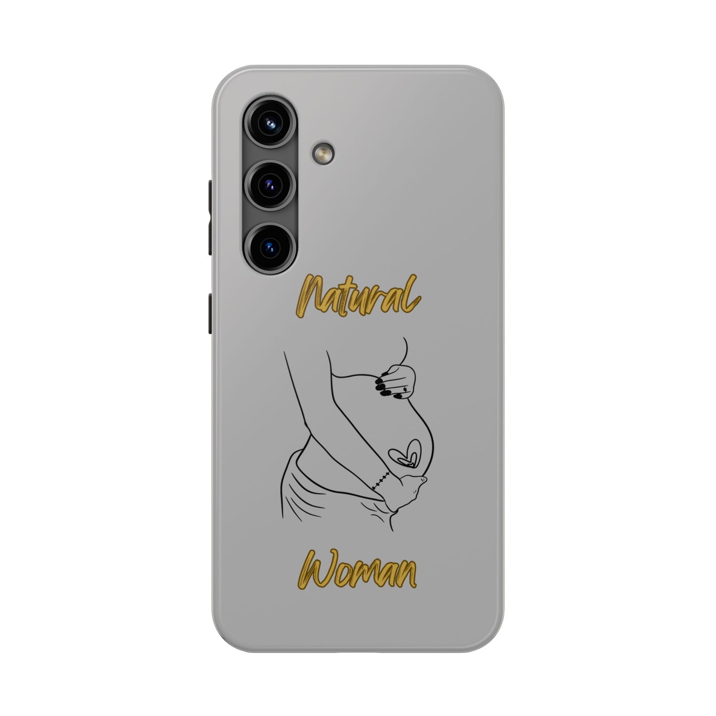 Natural Woman Loved In & Out (BL)Tough Phone Cases LIGHT GREY