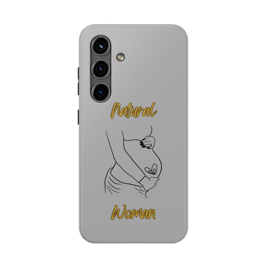 Natural Woman Loved In & Out (BL)Tough Phone Cases LIGHT GREY