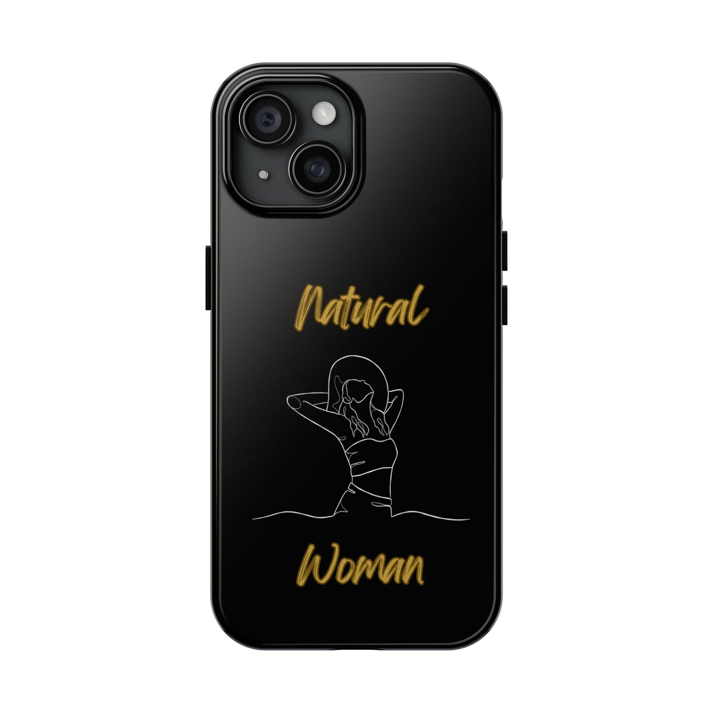 Natural Woman Sun Fun (WL)Tough Phone Cases BLACK