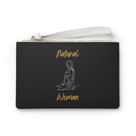 Natural Woman Expecting (WL) Clutch Bag BLACK