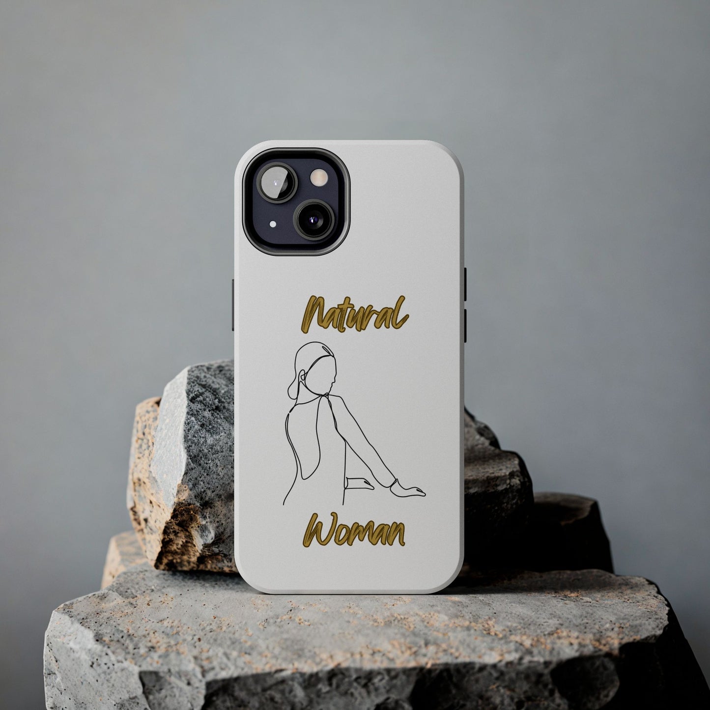 Natural Woman Hands Free (BL)Tough Phone Cases WHITE