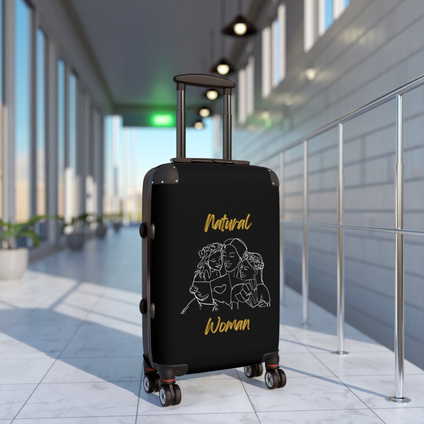 Natural Woman Me & My Girls (WL) Suitcase BLACK